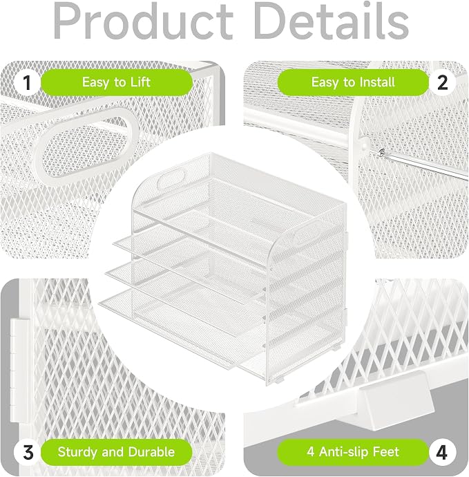 Cawukege 5 Tier Paper Organizer - Image 4