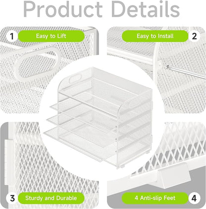 Cawukege 5 Tier Paper Organizer - Image 4