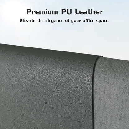 Aothia Leather Desk Pad Protector, Office Desk Mat, Large Mouse Pad, Laptop - Image 2