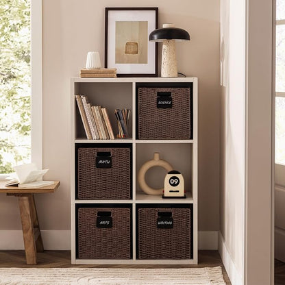 UBBCARE 2 Pack Wicker Basket, 10.5×10.5 Storage Cubes - Image 5