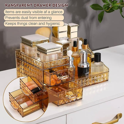 Clear Makeup Organizer for Vanity, Desk Makeup Caddy - Image 7