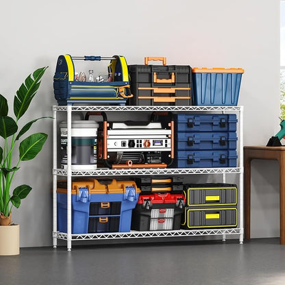 Homeiju 3-Shelf Storage Rack, Heavy Duty - Image 6