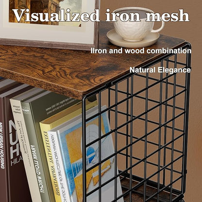 Dmevkic 2 Cube DIY Stackable Small Bookcase, Bookshelf - Image 3