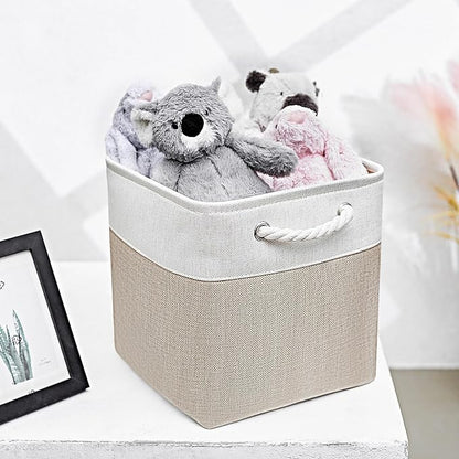 Fabric Storage Cubes, 11 inch cube storage bin - Image 4