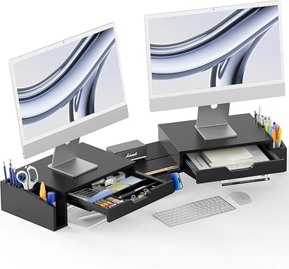 Simple Houseware Desk Dual Monitor Stand Riser by SimpleHouseware