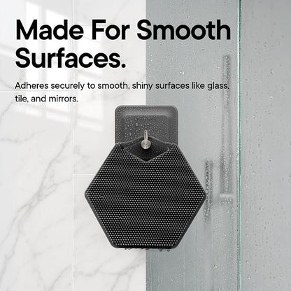 TOOLETRIES Arnold Silicone Shower Hook, Adhesive Bathroom Hook - Image 7