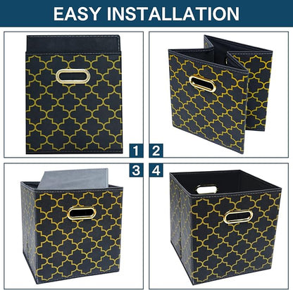 Fabric storage bins Cubes, Fabric Cube Organizer - Image 6