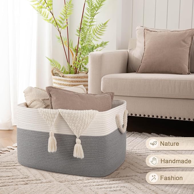 95L Extra Large Blanket Basket - Image 6