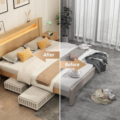 Bamboo Under Bed Storage Containers - Image 5