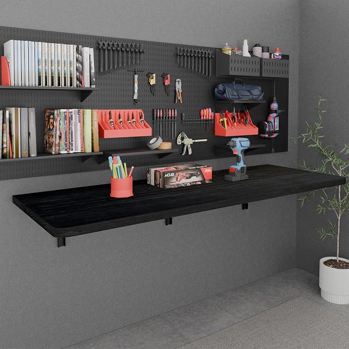 IAE Floating Wall Mounted Folding Table Desk - Image 2