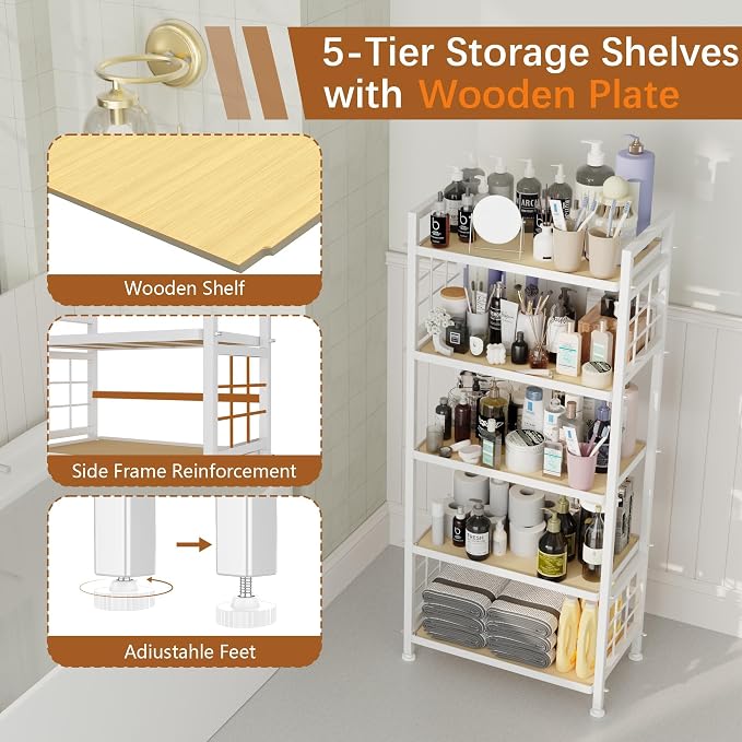 GIOTORENT 5-Tier Kitchen Storage - Image 4