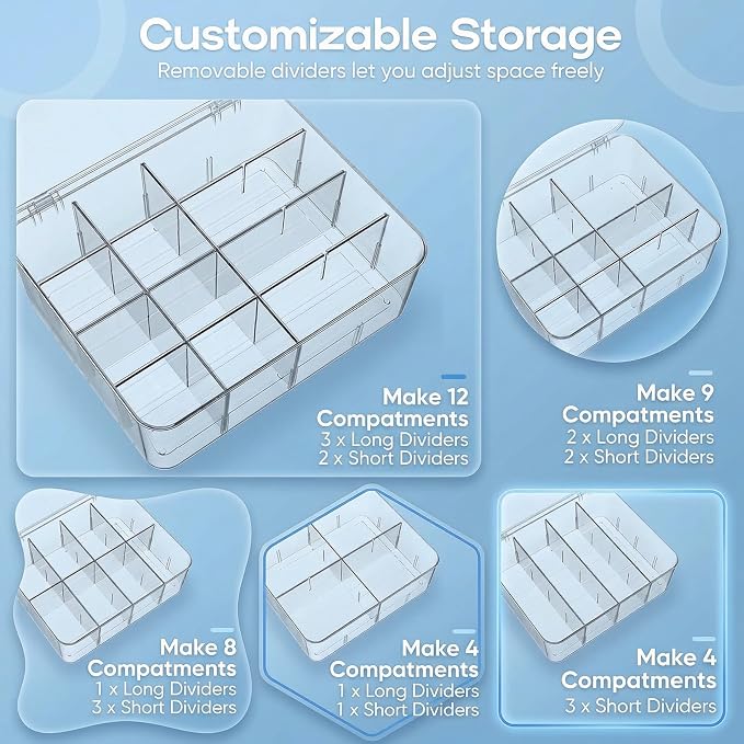 Tea Bags Organizer with Lid: Tea Bag Holder - Image 2