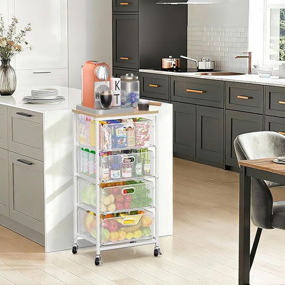 SUNALLY Rolling Kitchen Cart - Image 5