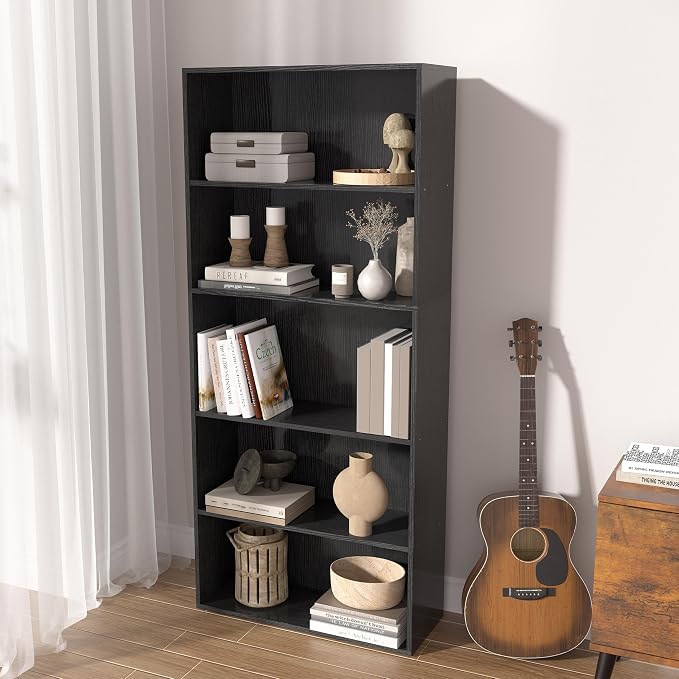 5 Tier book shelf, 5 Cube Storage Organizer, 5 Tier Cube Low Bookcase - Image 5