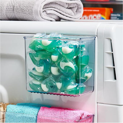 iDesign Magnetic Small Clear Plastic Organizer Bins - Image 5