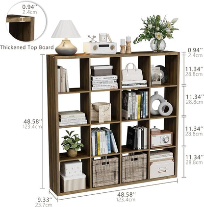 VDNEND Cube Storage Organizer Bookcase, Decorative 11 inch Open Back Cubical - Image 2