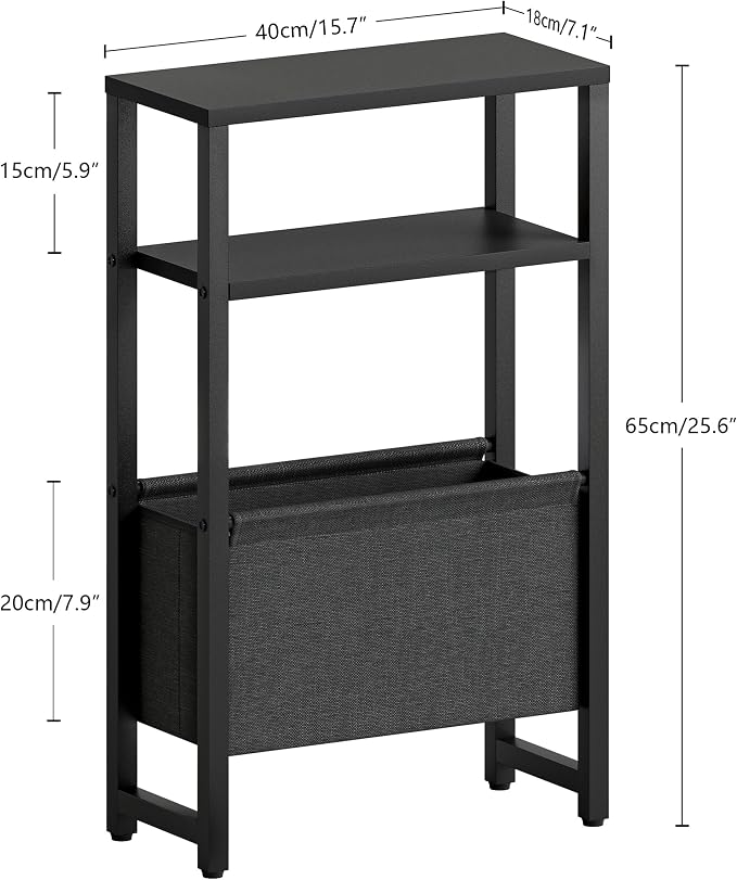 Narrow Side Table, Slim End Table - Image 3