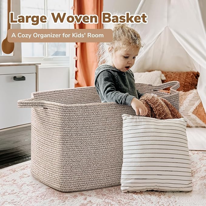 Goodpick Blanket Basket, Woven Baskets - Image 2