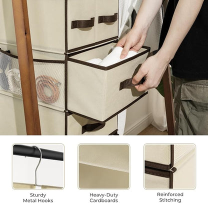 GRANNY SAYS Hanging Closet Organizers and Storage 6 Shelves, Closet Hanging - Image 6