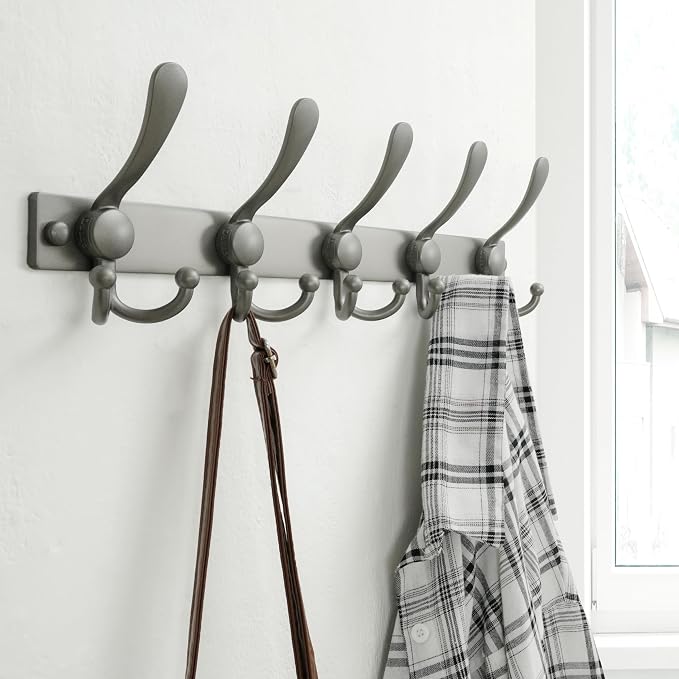 Dseap Coat Rack Wall Mount 2.0 Pro: Heavy Duty 300% Thicker, Stainless Steel - Image 6