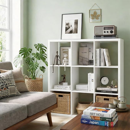 CTESNE【Wooden Thick Frame 9 Cube Storage Organizer Shelf - Image 2