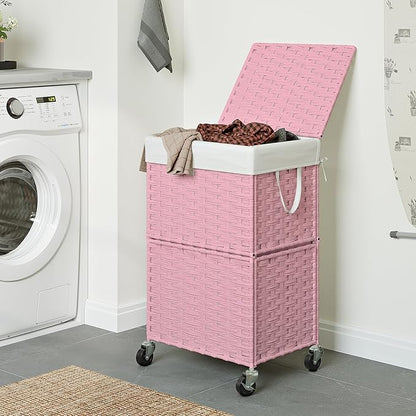 Chrislley 90L Slim Laundry Hamper - Image 2