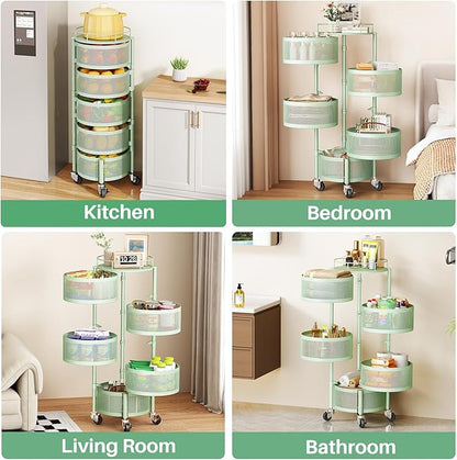SAYZH 5 Tier Fruit Vegetable Basket Stand - Image 5
