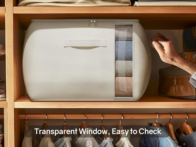 Large Canvas Clothes Storage Bags - Image 3