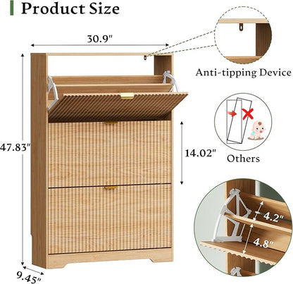 Xixini Shoe Storage Cabinet for Entryway - Image 2