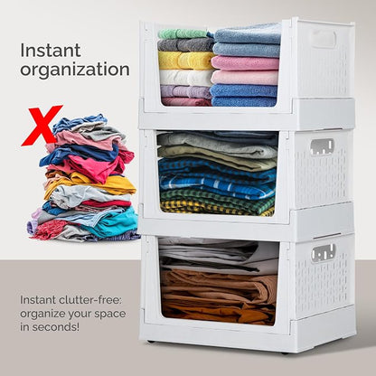 TidyFriend Stackable Storage Bins - Image 4