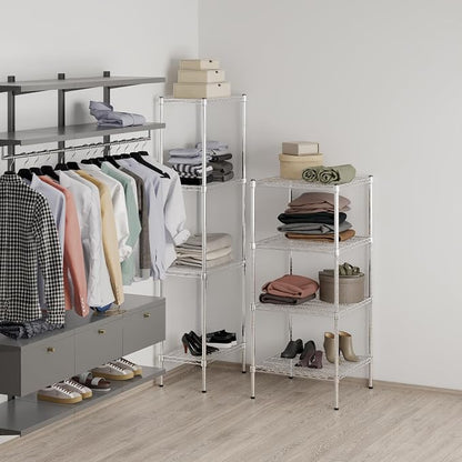 24" Deep x 24" Wide x 54" Height Wire Shelving Kit | 4-Tier | NSF Commercial - Image 7