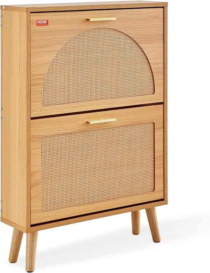 VEVOR Shoe Cabinet with 2 Flip Drawers, Shoe Storage Cabinet by VEVOR