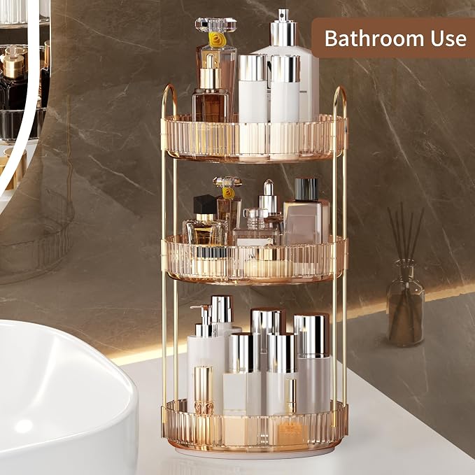 YCIA&DONE 360 Rotating Makeup Organizer and Storage - Image 7