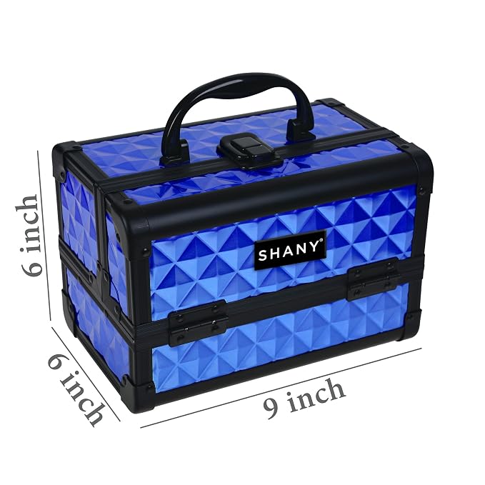 SHANY Chic Makeup Train Case Cosmetic Box Portable Makeup Case Cosmetics Beauty - Image 3