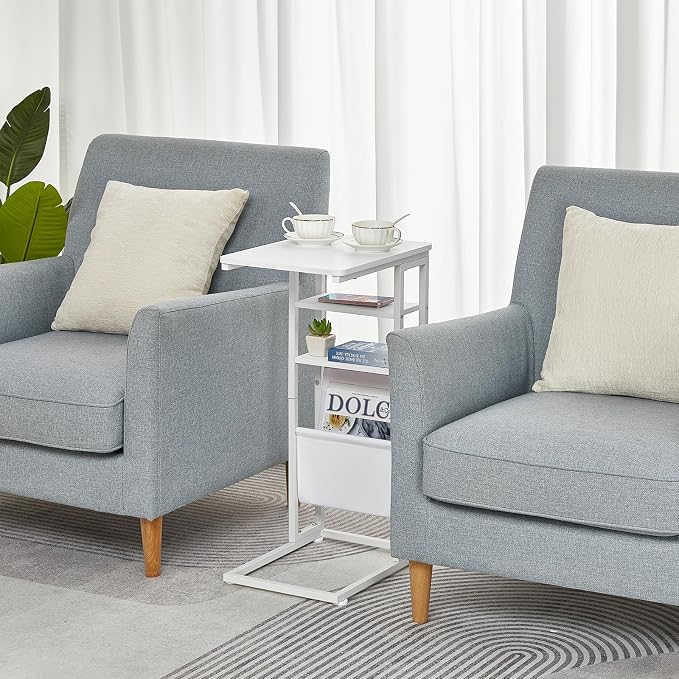 C Shaped End Table 28" 3-Tier C Table - Image 6