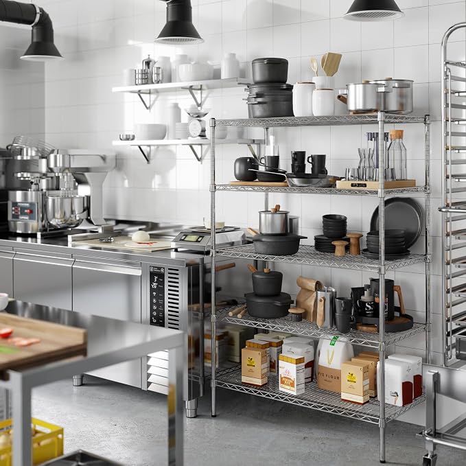 Wire Shelving Kit | NSF Commercial Storage Rack Unit - Image 6