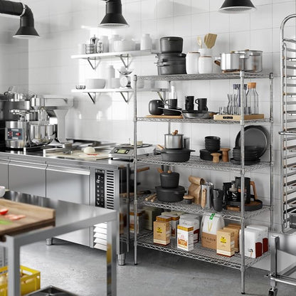 Wire Shelving Kit | NSF Commercial Storage Rack Unit - Image 6