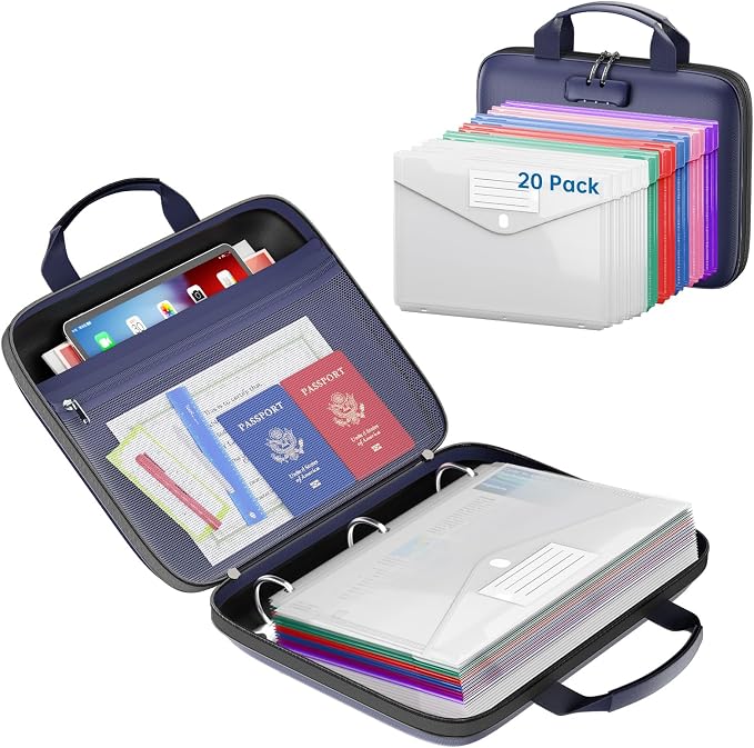 Fireproof Binder Organizer by ZOOPIP