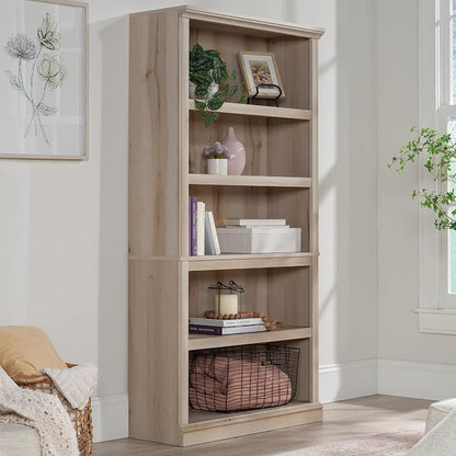 Sauder 5 Tier Book Shelf Wooden Bookcase Multipurpose Bookshelf - Image 2