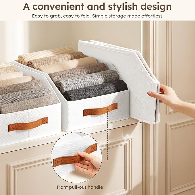 Homsorout Fabric Storage Bins for Organizing - Image 6