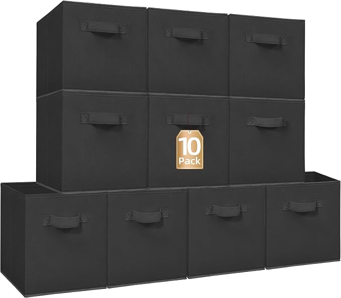 STORAGE MANIAC Storage Cubes, 11 Inch Collapsible Storage Bins by STORAGEMANIAC