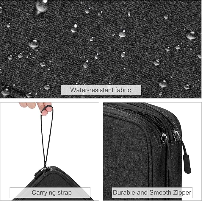 FYY Electronic Organizer, Extra Large Travel Cable Organizer Bag Pouch Portable - Image 4