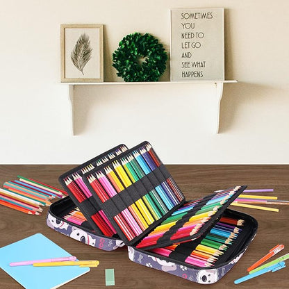 JAKAGO 220 Slots Colored Pencil Case Large Capacity Pen Holder - Image 7