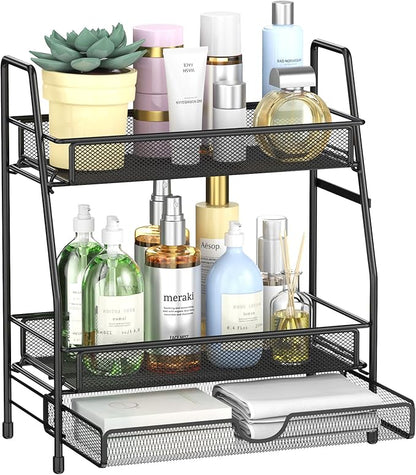 2-Tier Bathroom Counter Organizer by THENNIKIGO