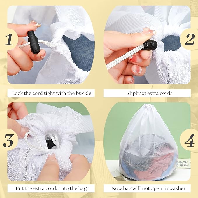 48 Pcs 24 * 32 Inches Fine Mesh Laundry Bag - Image 3
