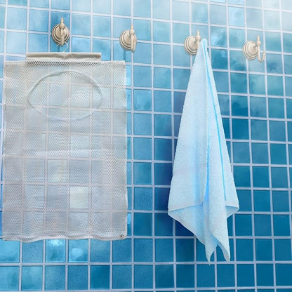 Hanging Mesh Laundry Hamper Large Dirty Clothes Bag | Can Be Used Behind The - Image 5