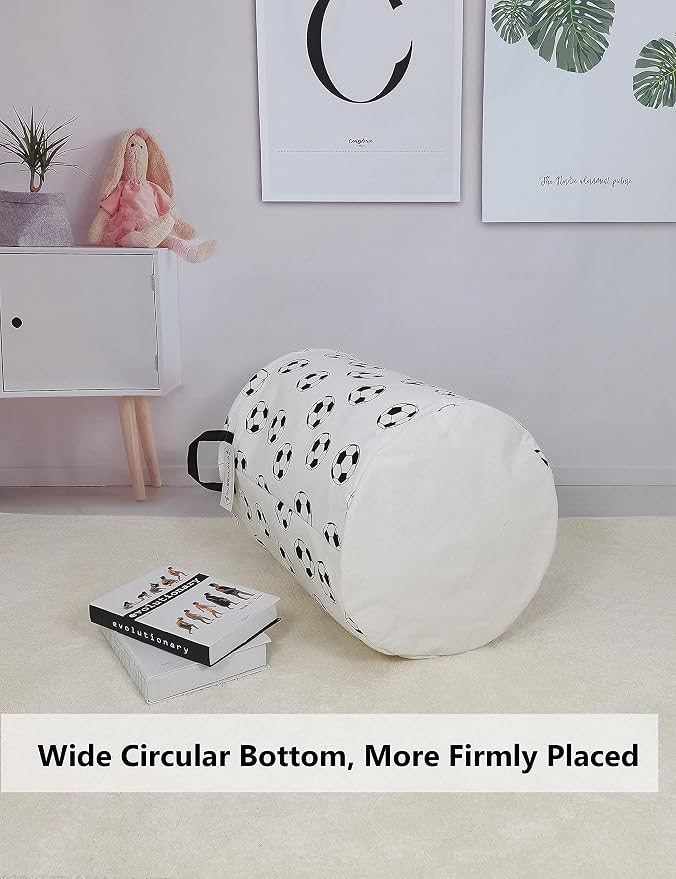 QUEENLALA Large Storage Basket, Laundry Hamper/Bathroom/Home Decor/Collapsible - Image 5