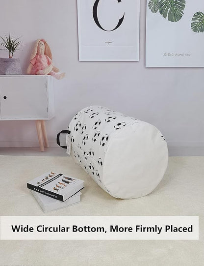 QUEENLALA Large Storage Basket, Laundry Hamper/Bathroom/Home Decor/Collapsible - Image 5
