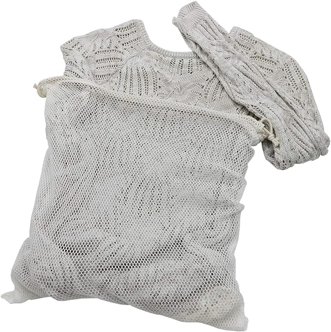 Simple Ecology Organic Cotton Mesh Laundry Bag; Machine Washing Bags - Image 5