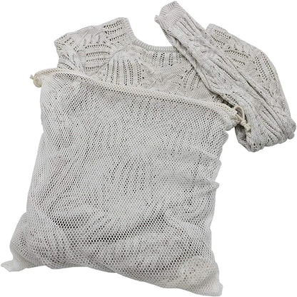 Simple Ecology Organic Cotton Mesh Laundry Bag; Machine Washing Bags - Image 5